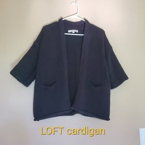 LOFT Black Women's Sweater Cardigan